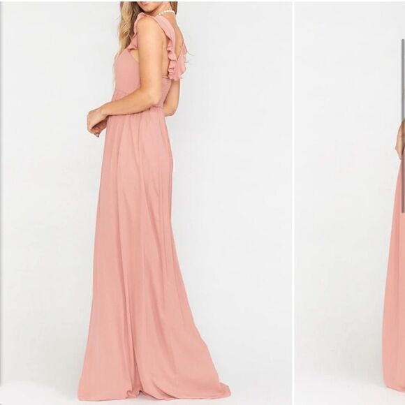 Show Me Your Mumu June Maxi Dress in Rustic Mauve Crisp - Picture 8 of 8